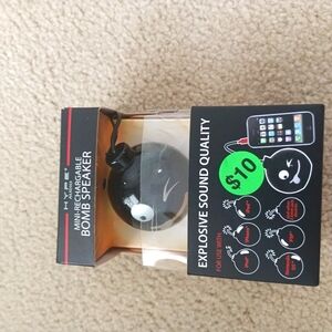 Bomb speaker for cell phone.